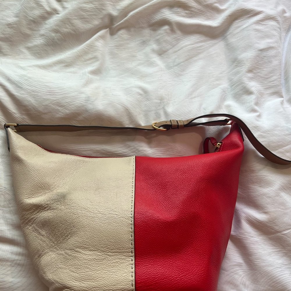 Tory Burch Mcgraw Color-Block Large Hobo Bag - image 3